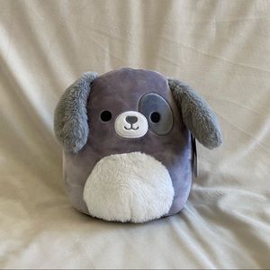 8” Gustavus the Grey Dog Squishmallow BNWT